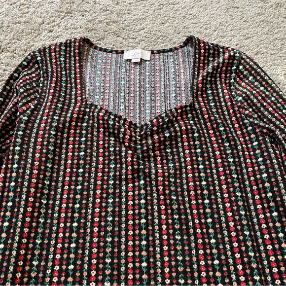 LOFT Outlet Size L Long Sleeve Blouse - Picture 2 of 9